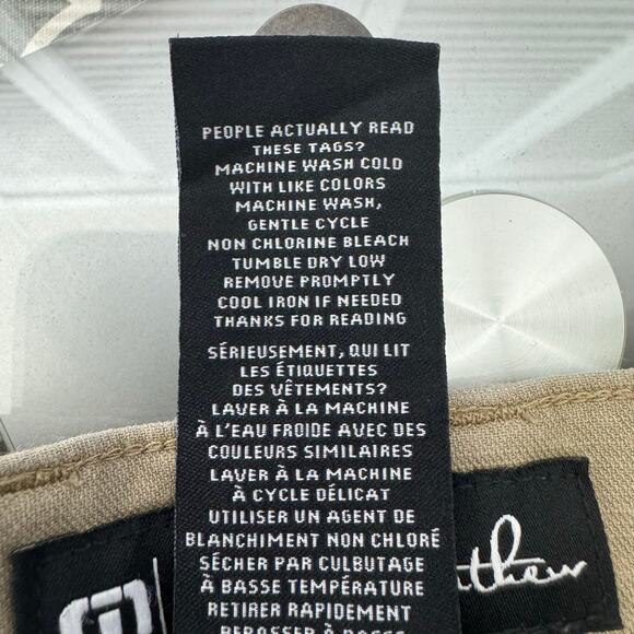 Travis Mathew Golf Pants Mens Size 40 Tan Open to Close Chino Stretch Athletic - Picture 5 of 9